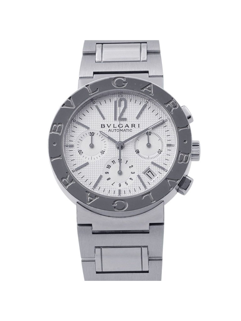 Bvlgari Chronograph Watch Black Dial